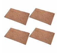Veemoon Reptile Carpet Liner Mat and Versatile Use Natural Coconuts Fiber 4pcs with Enhanced Protection for Lizard and Snake Terrariums for Home Breeding and Pet Stores