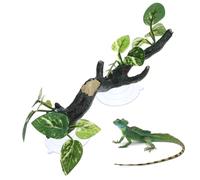 Veemoon Reptile Tree Root Ornaments for Climbing Reptile Branch for Snake Vivarium and Gecko Hide