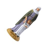 Veemoon Resin Madonna and Saint Anne Statue Catholicism Figurine Religious Renaissance Sculpture Indoor Home Decor Ornament for Living Room
