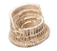 Veemoon Resin Roman Colosseum Figurine for Fish Tank Decor Ancient Architecture Model with Craftsmanship Artistic Tabletop Ornament for Home and Desktop Decoration