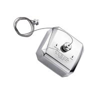 Veemoon Retractable Clothes Hanging Strap Stainless Steel Lightweight Portable Clothesline for Indoor and Outdoor Use with Simple Design and Silver Finish