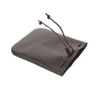 Veemoon Retro Lucky Bag Leather Drawstring Coin Bag Coin Purse for Cash Change Wallet Key Holder Money Pouch