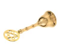 Veemoon Retro Metal Hand Bell for Tarot Ceremony Altar Ritual Restaurant Call Bell Chime Sound