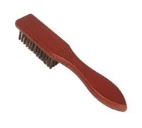 Veemoon Retro Oil Head Beard Brush with Supple Wood and Nylon Bristles Multifunctional Barber Hair Cutting and Shredded Hair Sweep Tool for Men S Grooming and Styling