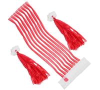 Veemoon Reusable Fruit Mesh Bags Red Net Grocery Carrier Bags with White Label for 1-2 Lbs Produce Breathable Multipurpose Mesh Netting 100pcs Set for Kitchen Storage and Travel