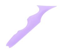 Veemoon Reusable Silicone Eyeliner Stencil and Mascara Applicator Tool Multi-Function Makeup Aid for Precise Eye Makeup Purple Beauty Accessory for and Enthusiasts