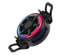 Veemoon Rgb Gaming Phone Cooler Magnetic Clip Portable Temperature Display Radiator Fan for Mobile Phones and Tablets Lightweight Easy to Use Cooling Accessory