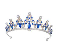 Veemoon Rhinestone Bridal Tiara Crown Headband for Women Wedding Prom Shiny Dazzling Bride Crown with Glamorous Design Elegant Wedding Hair Accessory for Bridesmaids and Special Occasions
