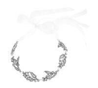 Veemoon Rhinestone Leaf Head Chain Hairpiece for Brides Elegant Bridal Hair Accessory for Women Versatile Wedding Jewelry for Updos Special Occasions Unique Design by Skilled Artisans