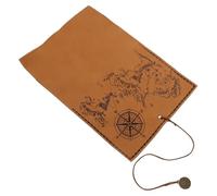 Veemoon Roll Vintage Faux Makeup Bag Large Capacity Portable Pencil Case Makeup Brush Organizer Roll Up Design for for Stationery Cosmetics