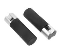 Veemoon Roller Blind Cord Weights with Windproof Design Iron and Plastic Material Enhanced Privacy 2pcs Black Pull Beads for Vertical Blinds and Roman Curtains