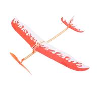 Veemoon Rubber Band Powered Glider Airplane Model Kit for DIY Glider for Hands Learning and Imaginative Flight Simulation Activities for Intellectual Growth