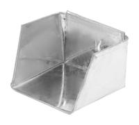 Veemoon Rust Dustpan Metal Mini Dustpan for Office Tabletop Cleaning Iron Garbage Collection