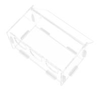 Veemoon Rutin Small Chicken Feeder Food Box with Feeding Bowl Grain Storage Container for Poultry and Pet Cages, Suitable for Bird and Hamster Feeding and Breeding Supplies