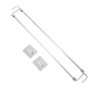 Veemoon Rv Refrigerator Bracket Tension Rod for Trailers Adjustable Shelf Clips Stainless Steel Fridge Accessory Secure Storage Camper Trailer