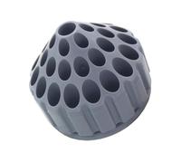 Veemoon Sanding Head Storage Box Honeycomb Design Multifunctional Nail Drill Bits Holder Compact Space-saving Organizer for Workshop Salon Use