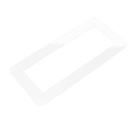 Veemoon Self Adhesive Acrylic Electrical Light Switch Cover with Effortless Cleaning and Modern Elegant Style, Protective 3 Gang Outlet Wall Plate Suitable for High-Moisture Areas