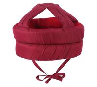 Veemoon Senior Protective Cap for Adults, Breathable Pig Liver Red Soft Padding Anti-fall Safety Helmet, Elderly Shock-resistant Headgear for Daily Walking and Patient Care