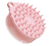 Veemoon Sensory Brush Silicone Hair Washing Brush Dual-Sided Soft Relaxing Bath Body Scrubber Pink for Showering New Mothers