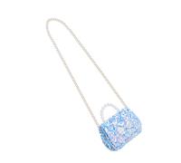 Veemoon Sequin Handbag with Bowknot and Chain for Ladies Black Clutch | Superfine Fiber and Polyester Finish, Big Capacity for Cellphone, Wallet, Card Storage, Elegant Gorgeous Style