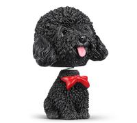Veemoon Shaking Head Puppy Model Dog Bobble Head for Car Dashboard Resin Puppy Model Ornament for Home Office Window Sill and Bookshelf Decor 3.54 X 2.56 X 1.57 in