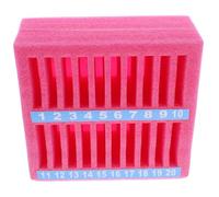 Veemoon Shockproof Foam Cell Phone Holder Organizer for Classroom Office Meeting Portable Desktop Mobile Phone Rack Stand with Fast Access and Secure Storage