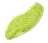 Veemoon Shower Foot Scrubber Mat with Suction Cups for Back Cleaning and Foot Massage, Non-Skid TPR Pad with Hanging Hole, Suitable for Bathroom and Shower Use