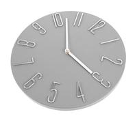 Veemoon Silent Modern Wall Clock 12 Inch round Battery Operated with Easy to Read Numbers, Abs Material, Simple Stylish Design for Bedroom and Kitchen Use
