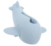 Veemoon Silicone Bathtub Faucet Cover Whale Shaped Spout Protector for Boys and Girls Boy Girl Bath Accessories Insulating Faucet Cover