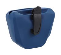 Veemoon Silicone Dog Treat Pouch for Pet Training with User-friendly Design and Buckle, Weather-resistant Blue Dog Treat Bag for Outdoor and Travel Use by Pet Trainers and Owners