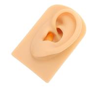 Veemoon Silicone Ear Model for Piercing Practice Durable Teaching Prop for Otolaryngologists and Hearing Aid Centers Realistic Display of Inner and Outer Ear Structure for Training and
