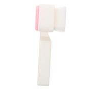 Veemoon Silicone Facial Cleansing Brush Double-Sided Soft Bristles Face Wash Tool for Women Deep Pore Exfoliation and Smooth Skin Care with Two-Sided Design White PVC Handle