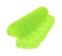 Veemoon Silicone Foot Massaging Mat for Home Use Non-Slip Shower Foot Cleaner Pad with Reflexology Massage Exfoliating Dead Skin and Callus Remover Comfortable Stimulator Green