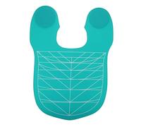 Veemoon Silicone Hair Cutting Neck Guard Weighted Hair Collar for Barber Salon Use Blue Green Collar