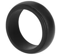 Veemoon Silicone Ring for Men Black Non-slip Breathable Sport Accessory, Easy to Clean Silicone Band for Athletes and Physical Therapy Patients, Casual and Comfortable Wear