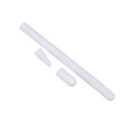 Veemoon Silicone Stylus Pen Sleeve and Protective Caps Set for Pencil 2, White Cover and Tip Caps, Compatible Sleeve for Tablet Accessories and Stylus Parts