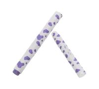 Veemoon Silicone Stylus Pencil Cover with Cow Print for Compatible 2nd/3rd Gen Stylus - Anti-slip Protective Pen Sleeve in Lavender for Work and Study