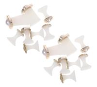 Veemoon Silicone Toe Separators Elegant Daisy Style Reusable 16pcs Dual Foot Usage with Rhinestone and Accents with Accurate Toe Alignment for Nail Care Routine and Salon Pedicure