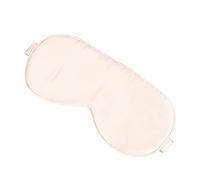 Veemoon Silk Sleeping Eyeshade Eye Mask 21X10Cm Pink Breathable Soft Blocks Light Comfortable for Travel Home Hotel Men Women