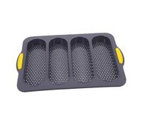 Veemoon Slot Silicone French Bread Baking Mold Non-Stick Loaf Pan for Home Kitchen Cake Bakeware Supplies Easy Clean Flexible Tray for Professional and Amateur Bakers