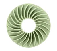 Veemoon Slow Feeder Dog Bowl Green Interactive Puppy Feeder Dish with Smooth Surface for Slow Eating to Prevent Bloat Obesity and Choking Healthy Feeding Puzzle