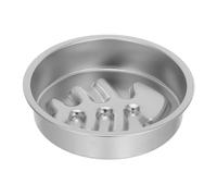 Veemoon Slow Feeder Dog Bowl Stainless Steel with Non-slip Base, Fish Bone Shaped Puzzle Maze Design, Reduces Risk of Vomiting, Suitable for Puppies and Dogs at Home or Outdoor Feeding