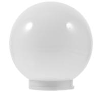 Veemoon Small Acrylic Globe Lamp Shade, Ball Light Shade Screw in Lamp Shade Modern Mount Globe Lightshade Plastic Lamp Replacement for Indoor and Outdoor (3.27 Inch Diameter Neck)
