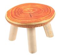 Veemoon Small Bench Tiny Wood Stools Flower Pot Holder Plant Stand Cute Step Stool Kids Chair Small s Potty Training Kids Low Chairs Foot Child Household Wooden