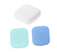 Veemoon Small Contact-Lens Holder with Mirror Tweezers and Small Bottle 3 Sets Compact Case Travel Contact-Lens Containers Pp Material Assorted Colour Random Color for Home and Outdoors
