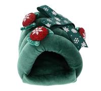 Veemoon Small Pet House Hamster Warm Nest Cotton Cloth Lovely Shaped Pinecone Color S Size for Winter Days Home Hedgehog Chinchilla Bed Assorted style
