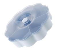 Veemoon Snack Box Container with Lid with 5-slots Compartment Design for Classifying Snacks and Nuts, Sturdy Structure for Sharing with Guests and Leisure Time