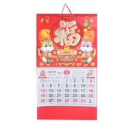 Veemoon Snake Year Hanging Calendar 2025 Chinese Style Monthly Wall Calendar Paper, Full and Rich Details, Firm Pages, for New Year Family Use
