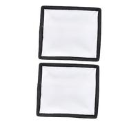 Veemoon Softbox Flash Diffuser Cover with Excellent Transmission Effect Portable 2pcs 15x17cm Foldable Fabric Light Diffuser for Photography Video and Strobe Light