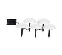 Veemoon Solar Ground Insert Light Hemisphere Design Easy Install Decorative Yard Landscape Lamp for Garden